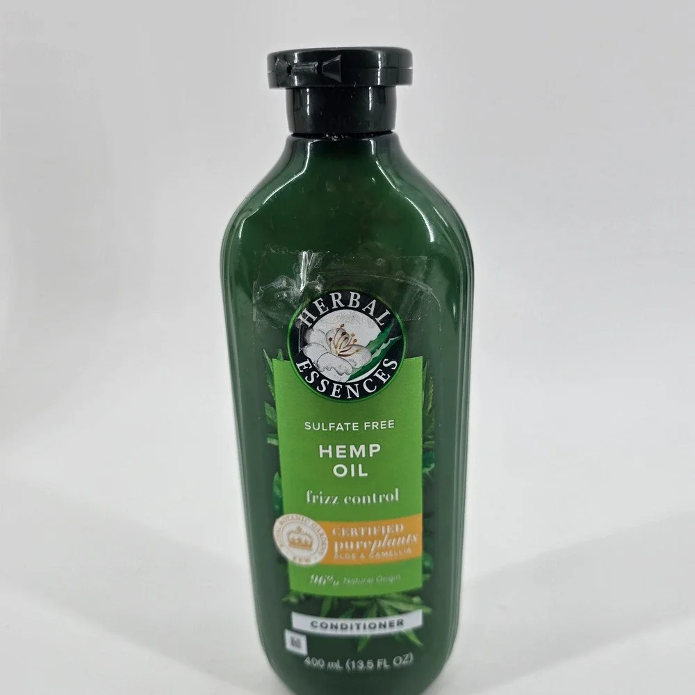 Herbal Essences Conditioner Hemp Oil Frizz Control Green 13.5oz New